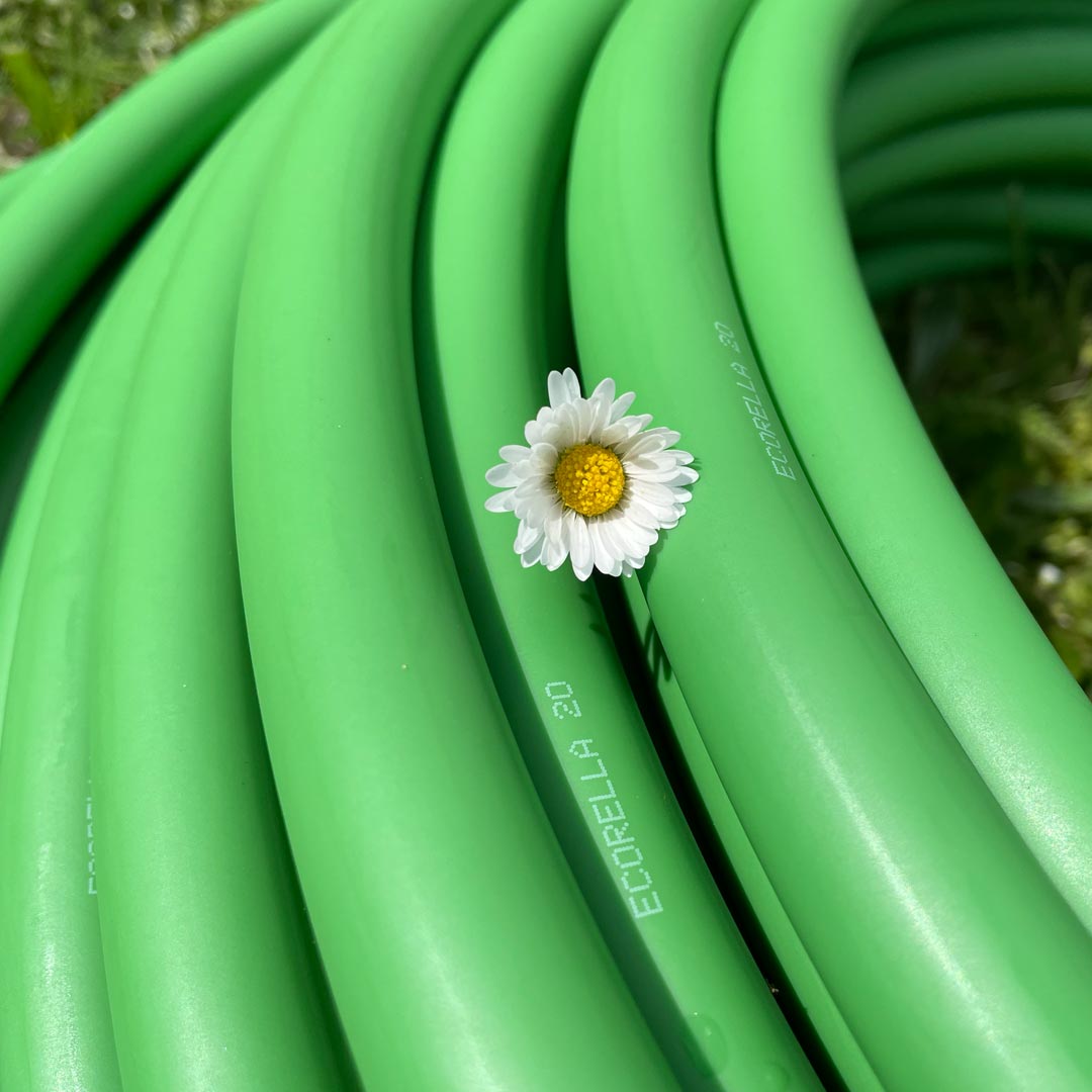 10 Meter Rohr PE Tubing 20mm grün 100% Recycling Polyethylen made in Germany  