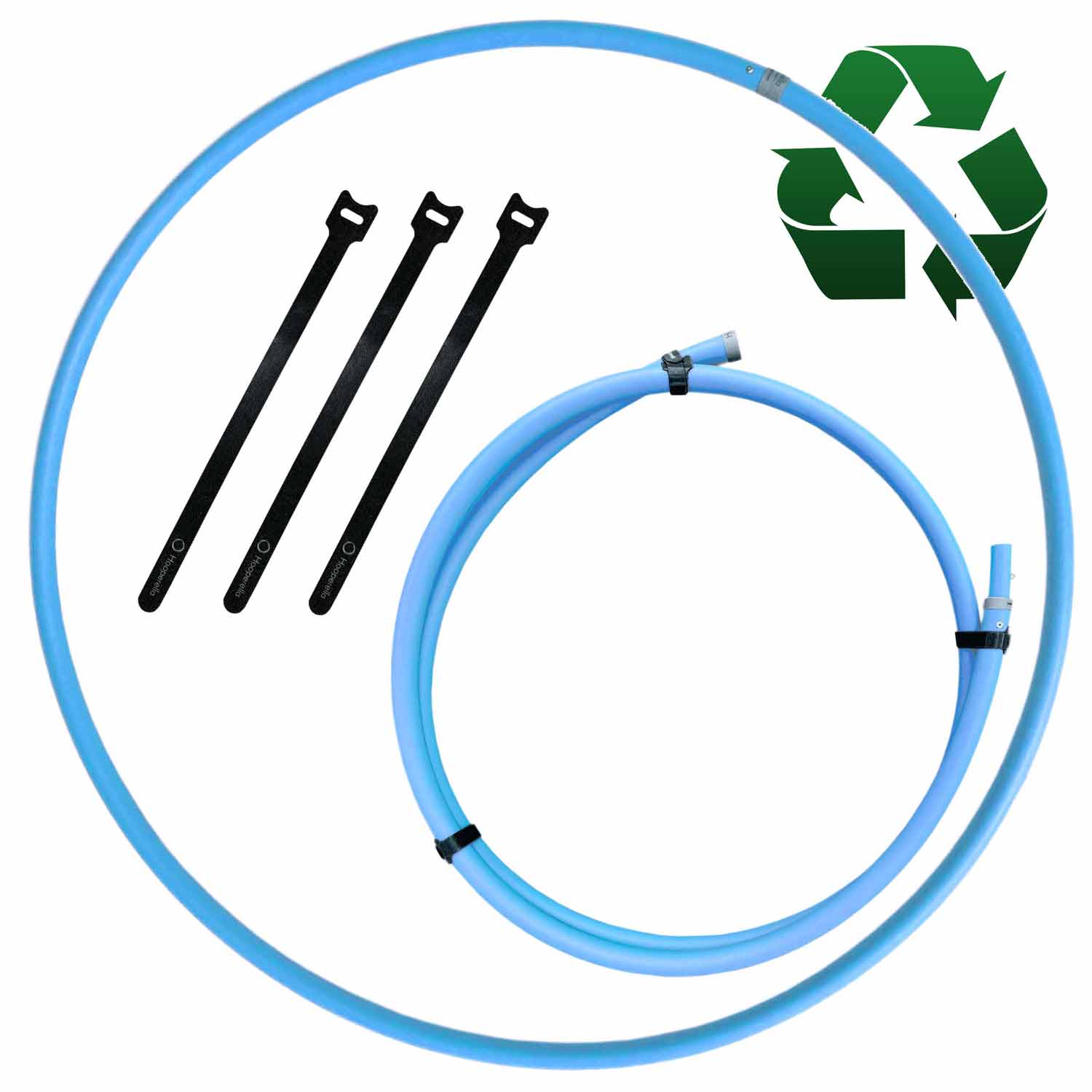 Ecorella® KIDS HELLBLAU - der erste Hula Hoop aus 100% Recycling Tubing Ecorella® KIDS HELLBLAU - der erste Hula Hoop aus 100% Recycling Tubing