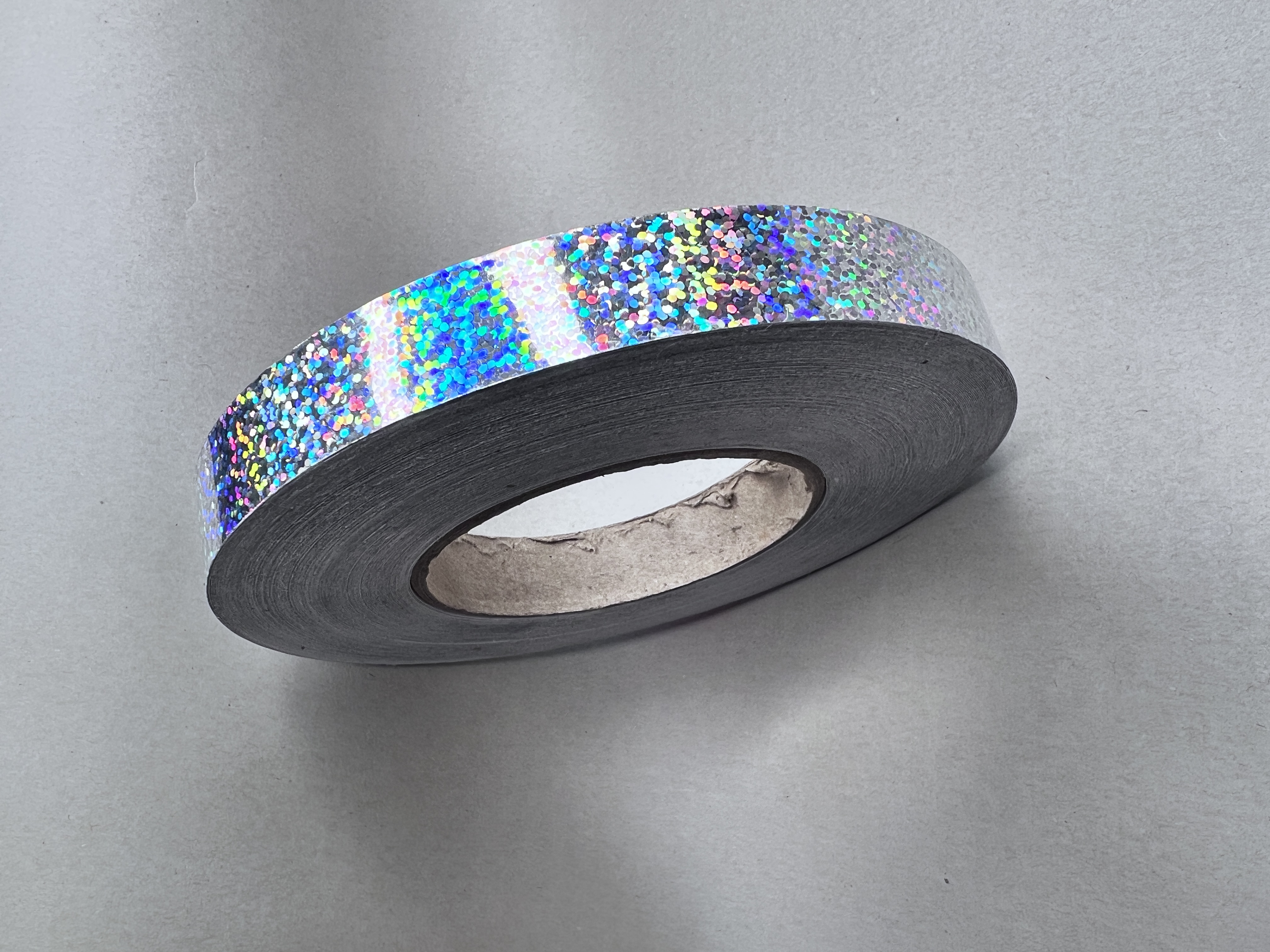 Holo Sequin Sparcle silber silver 50m Deco-Tape Hoopologie  