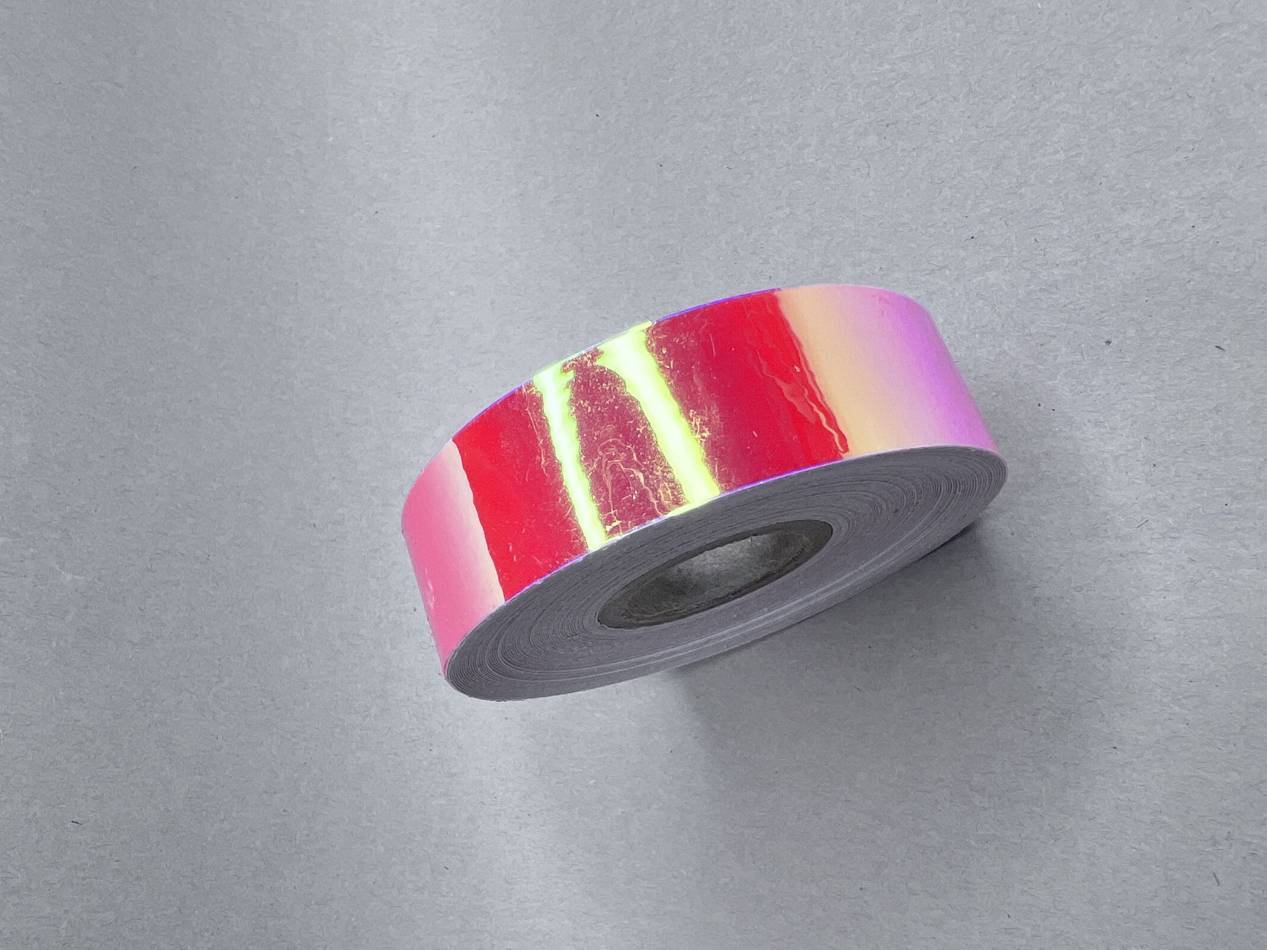 Fluro orange Deco-Tape color changing 12m 19mm morphing 