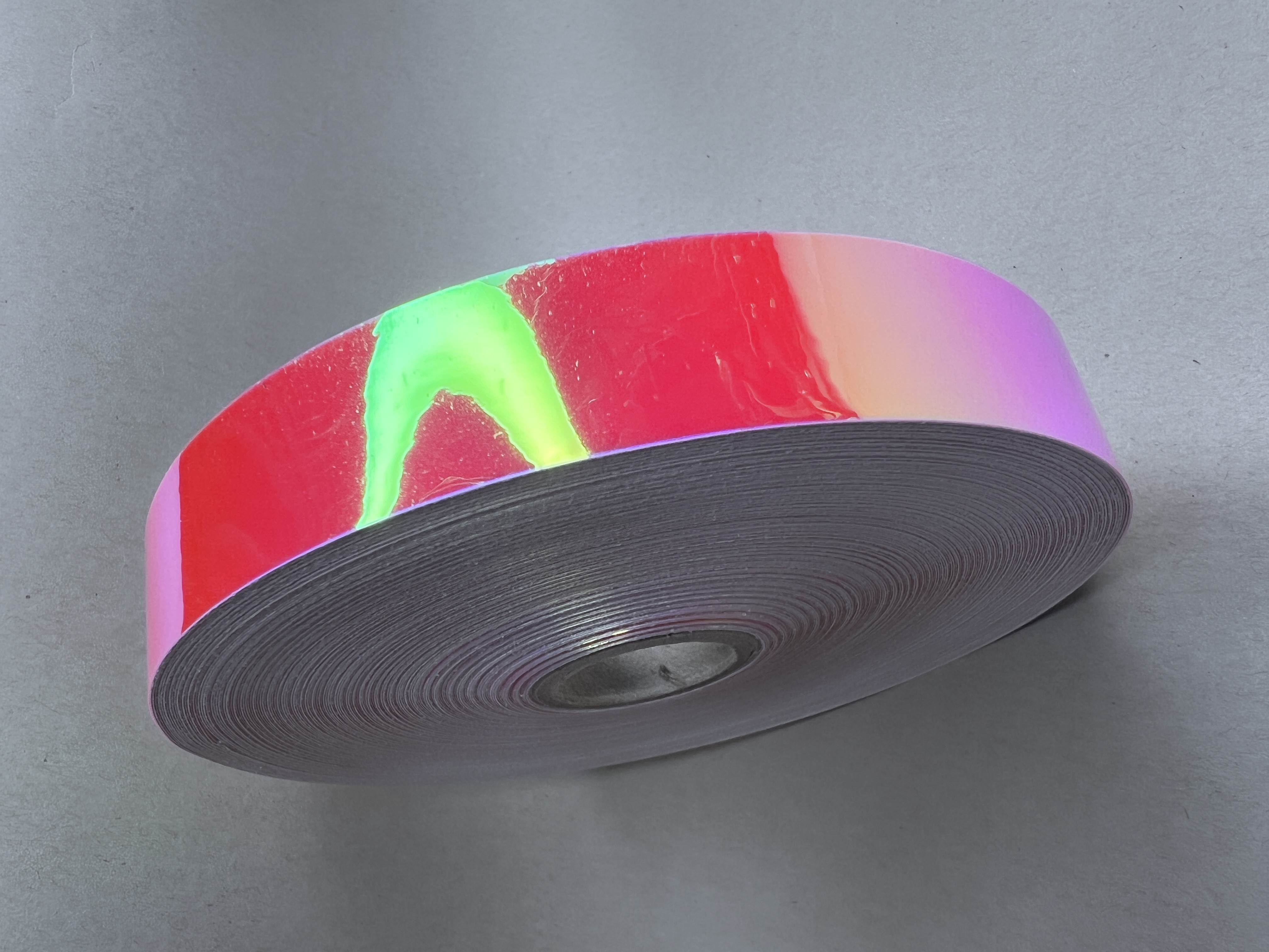 Fluro orange Deco-Tape color changing 46 m 19mm morphing