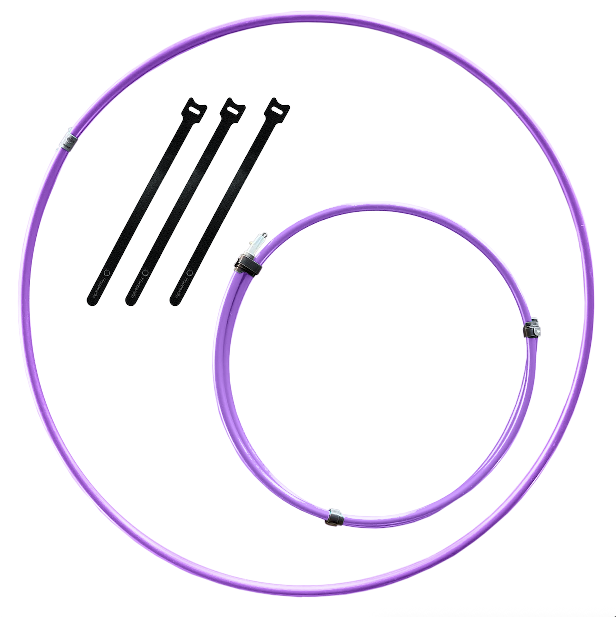 HDPE Ecorella® PRO Lila - aus Recycling Tubing  