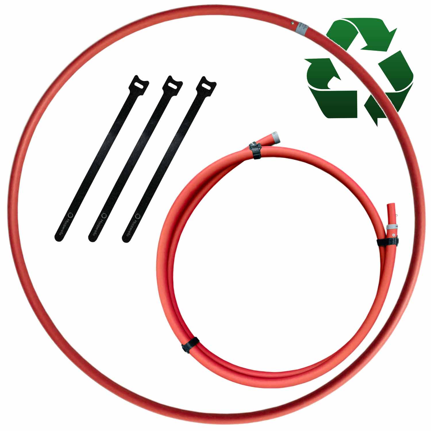 Ecorella® KIDS FEUERROT - der erste Hula Hoop aus 100% Recycling Tubing Ecorella® KIDS FEUERROT - der erste Hula Hoop aus 100% Recycling Tubing