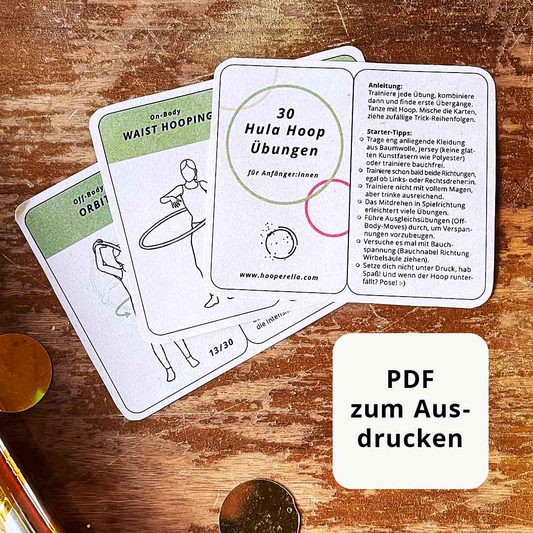 Anfänger Trainingskartenset mit 30 Übungen zum Ausdrucken  & Ausschneiden + Bonusmaterial Anfänger Trainingskartenset mit 30 Übungen zum Ausdrucken  & Ausschneiden + Bonusmaterial