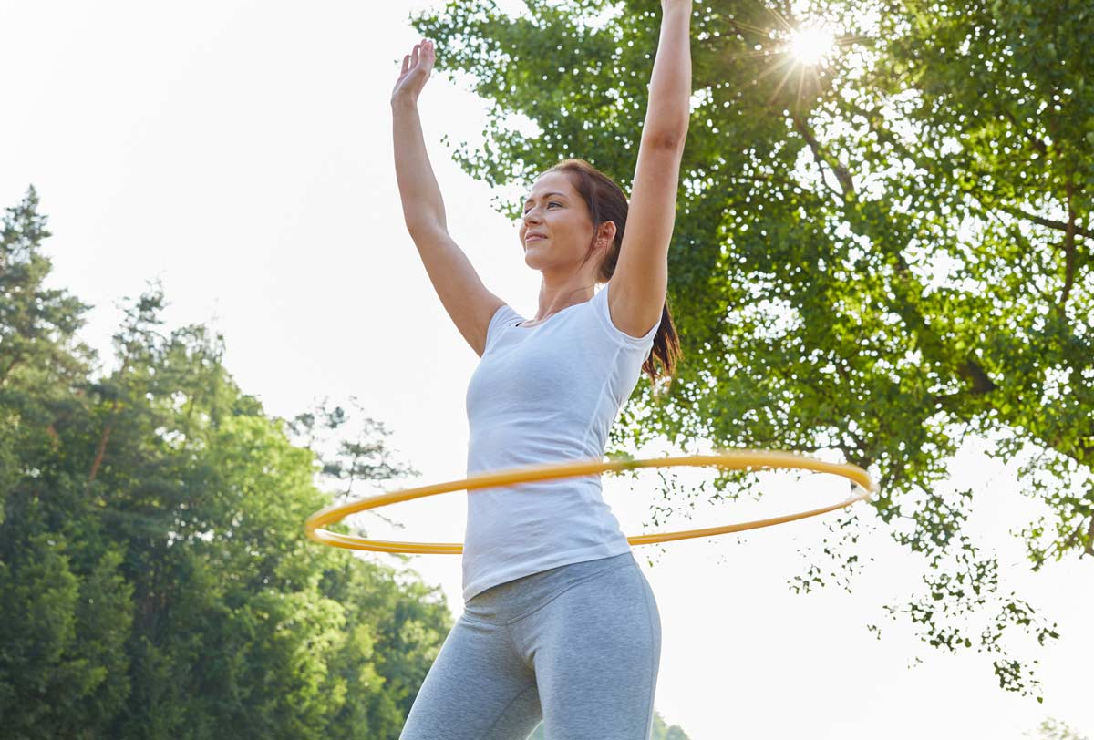Kalorienverbrauch beim Hula Hoop - überraschende Zahlen! Kalorienverbrauch beim Hula Hoop - überraschende Zahlen!