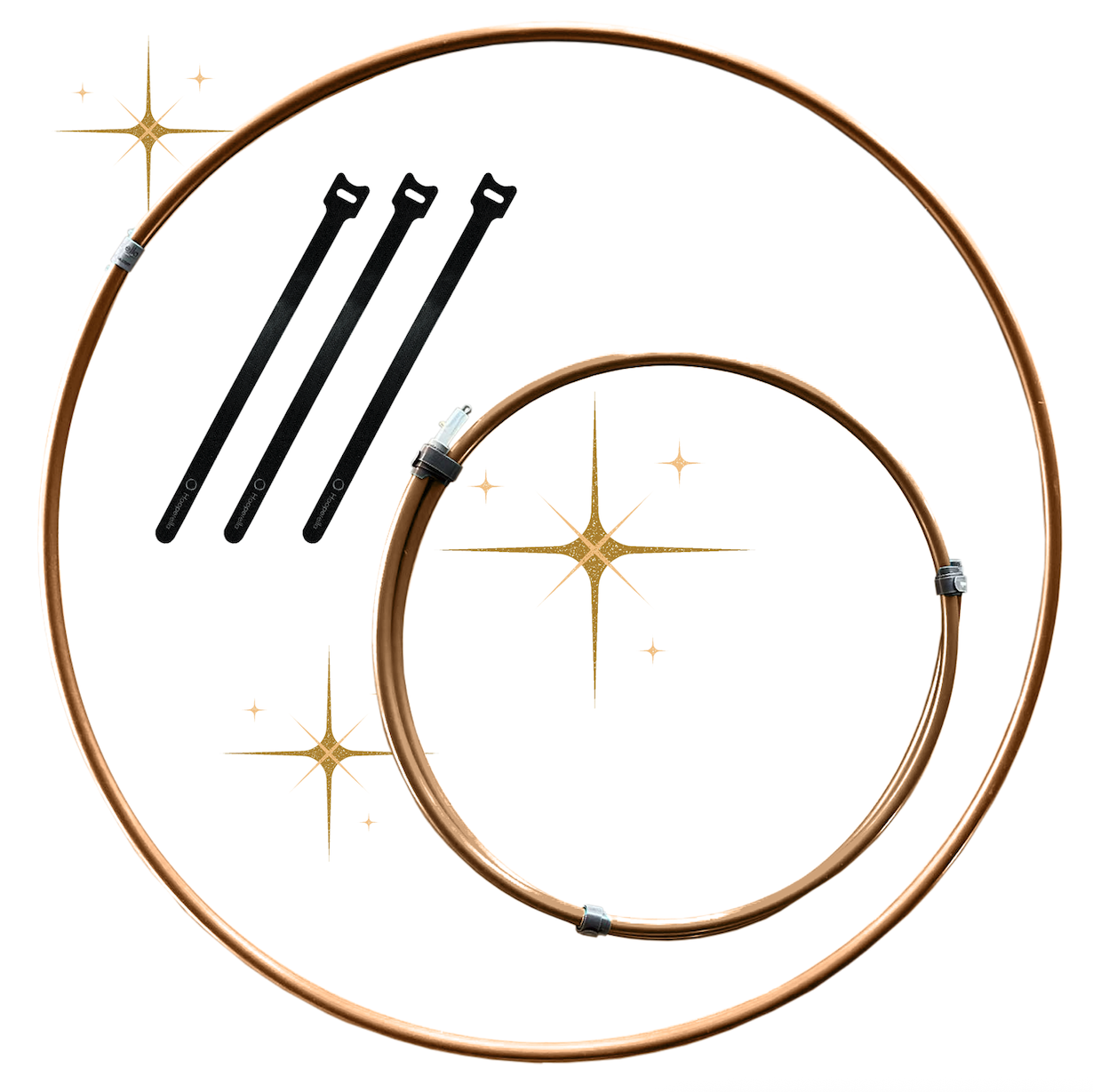 HDPE Ecorella® PRO Brilliantbronze - aus Recycling Tubing 