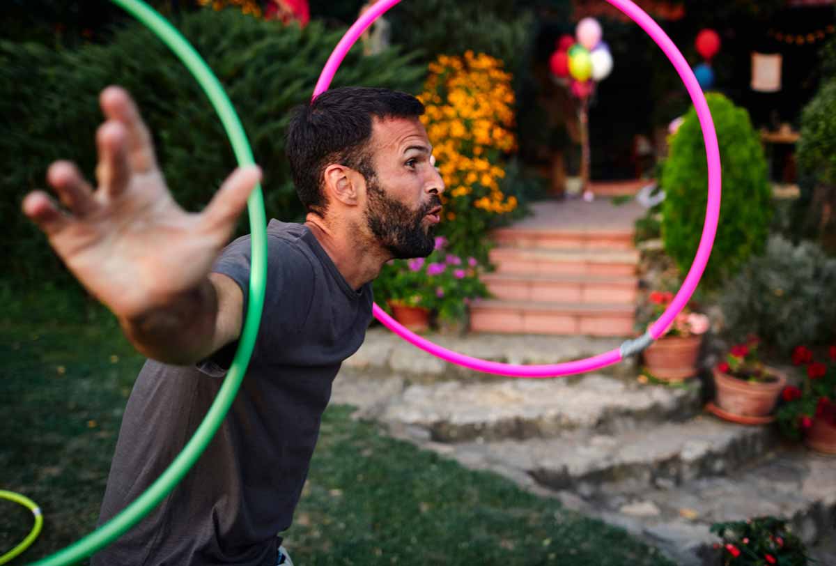 Straffe Arme mit Hula Hoops  Straffe Arme mit Hula Hoops