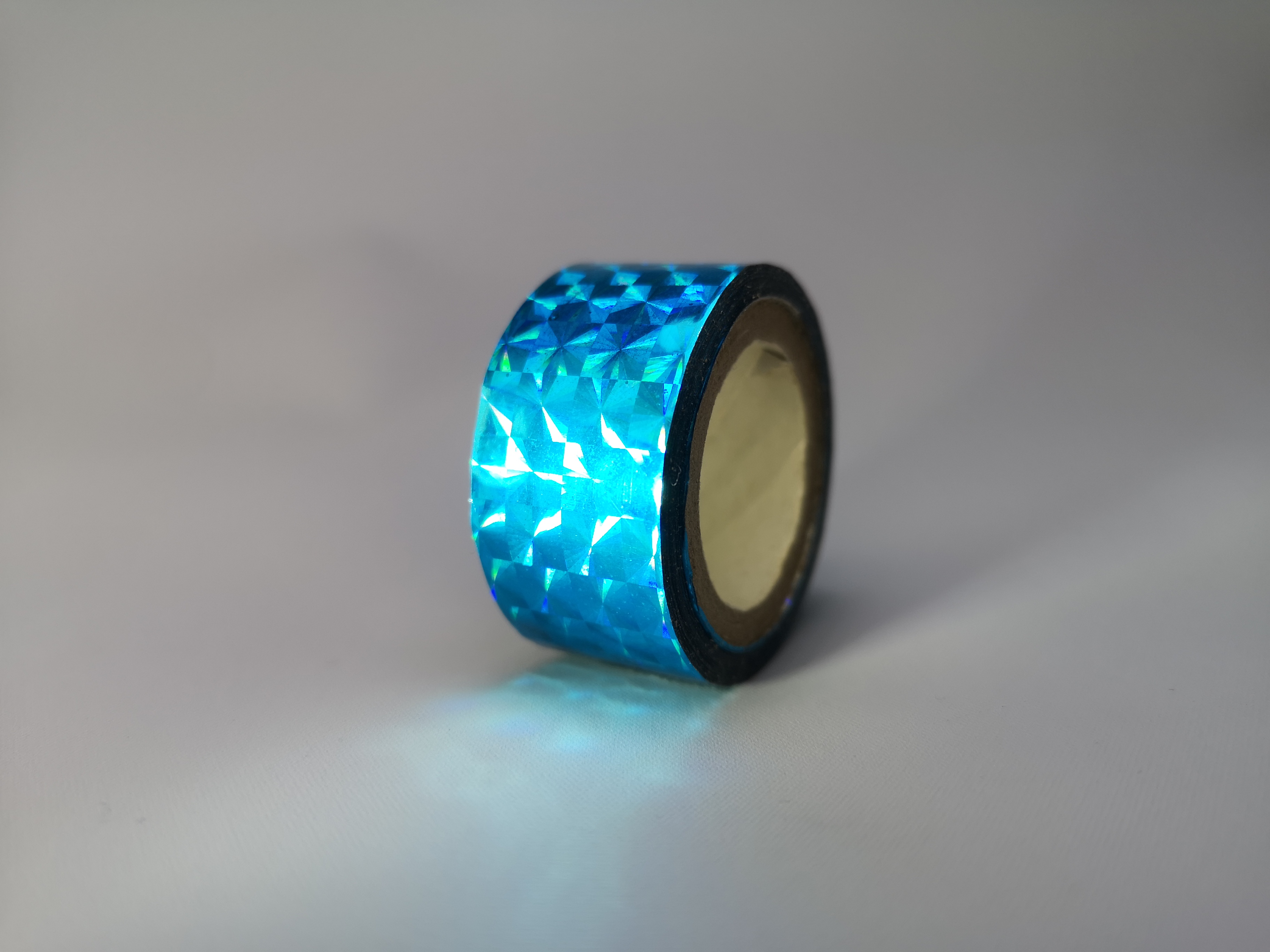 Holografic Prisma Teal 11m Deco-Tape