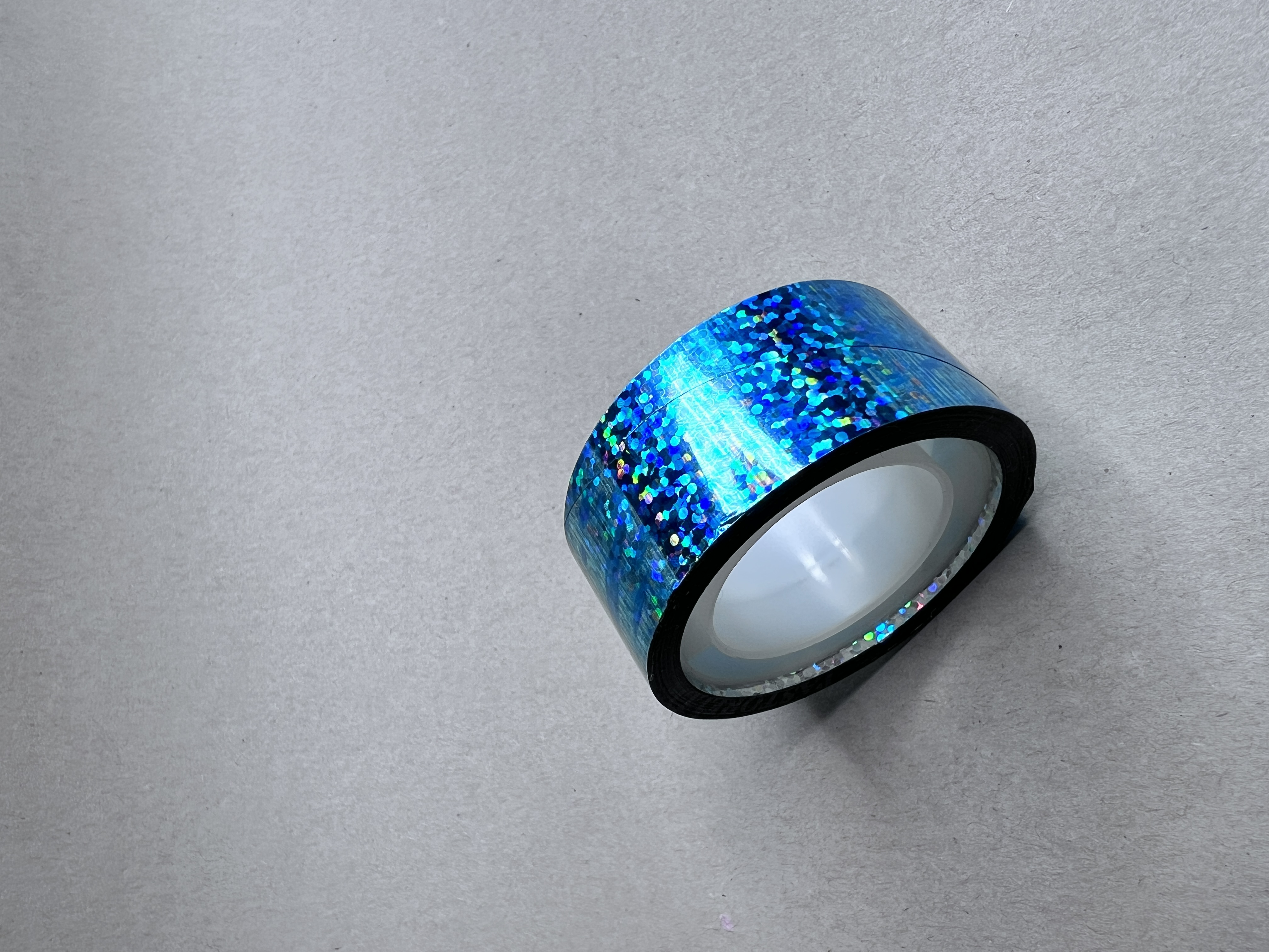 Holo Sequin Sparcle  BlauTürkis Aqua 6m Deco-Tape pastorelli 2. Wahl