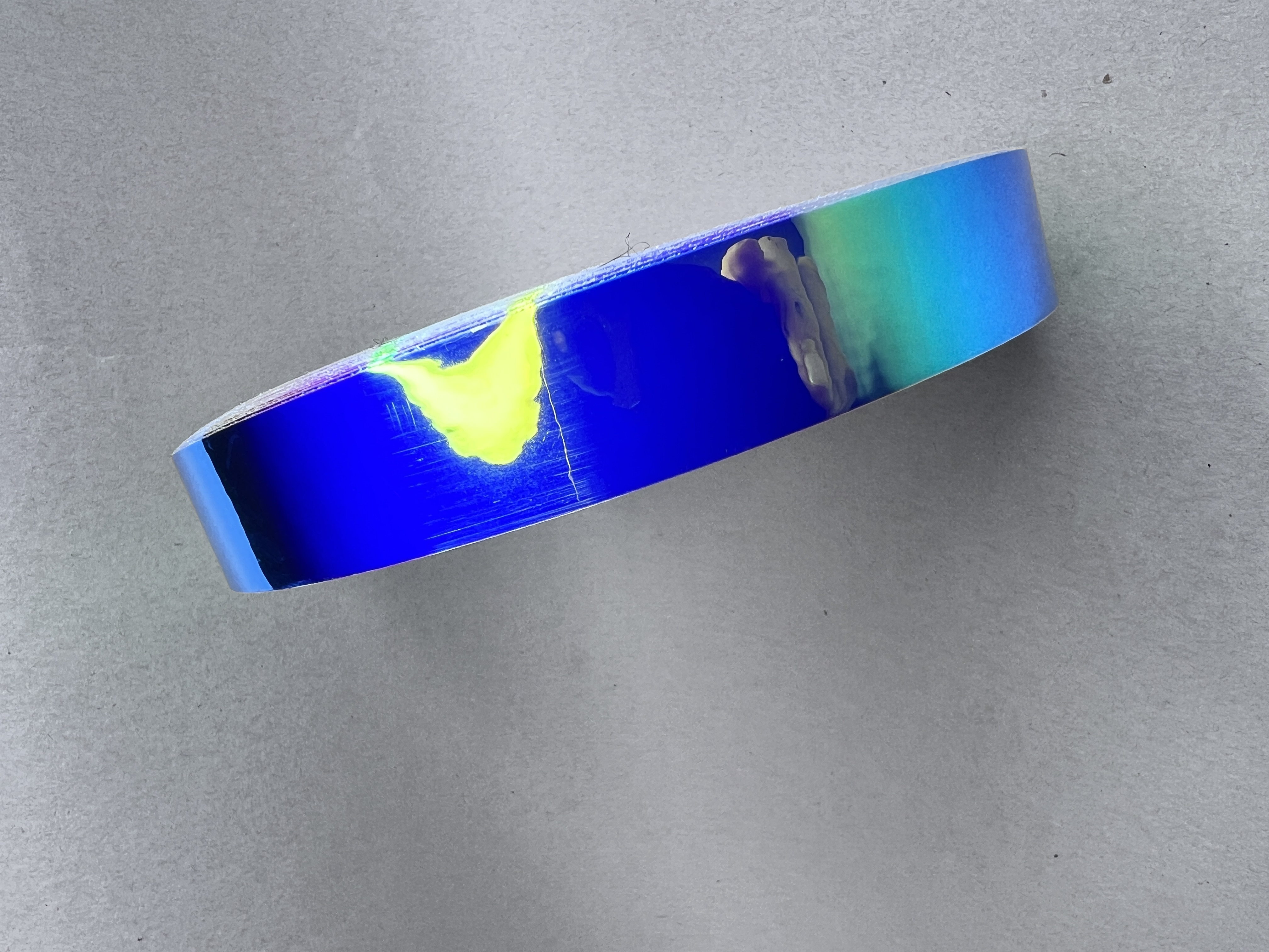 radiant blue green Deco-Tape color changing 46 m 19mm morphing