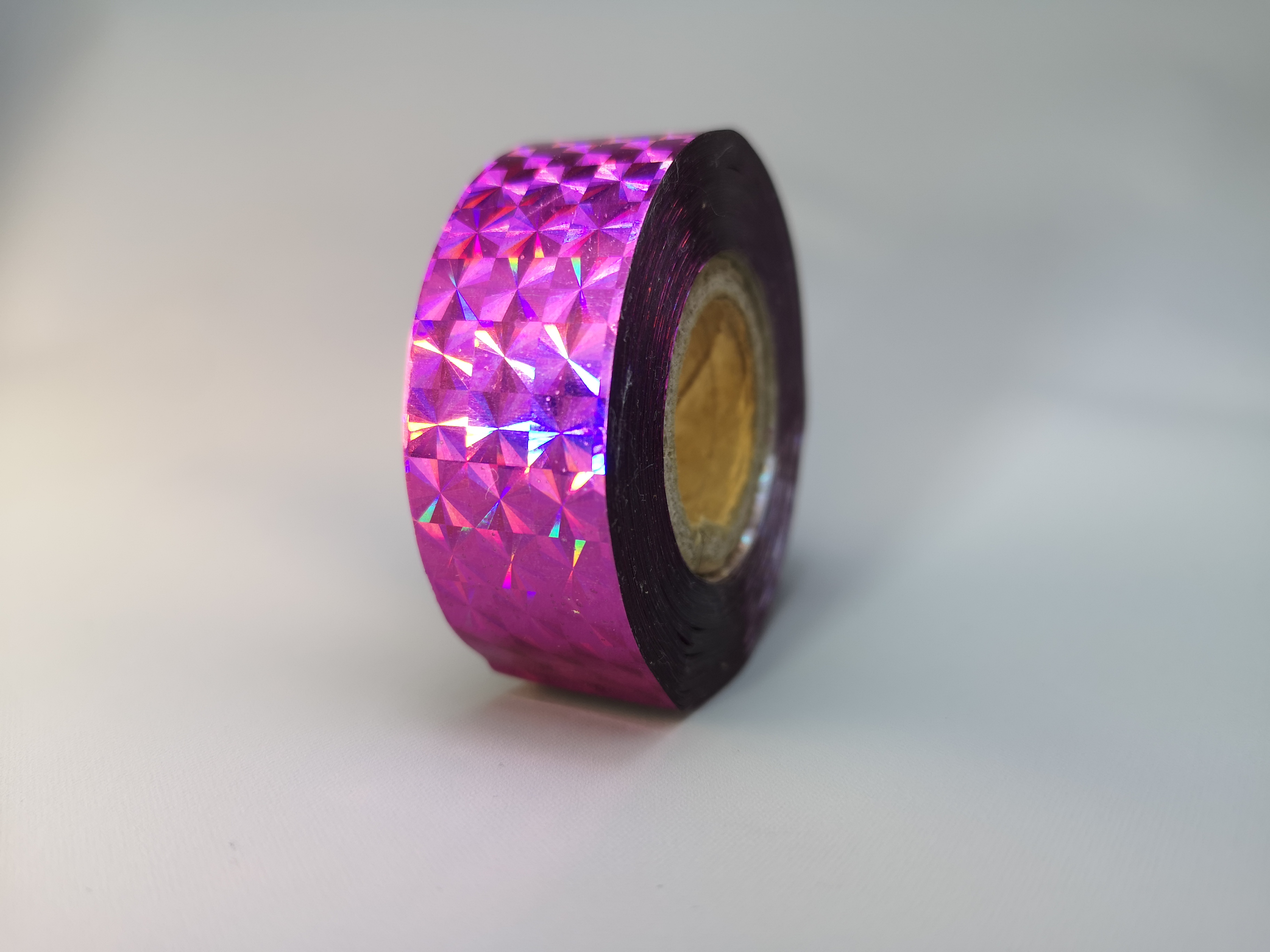 Holografic Prisma Pink 25m Deco-Tape