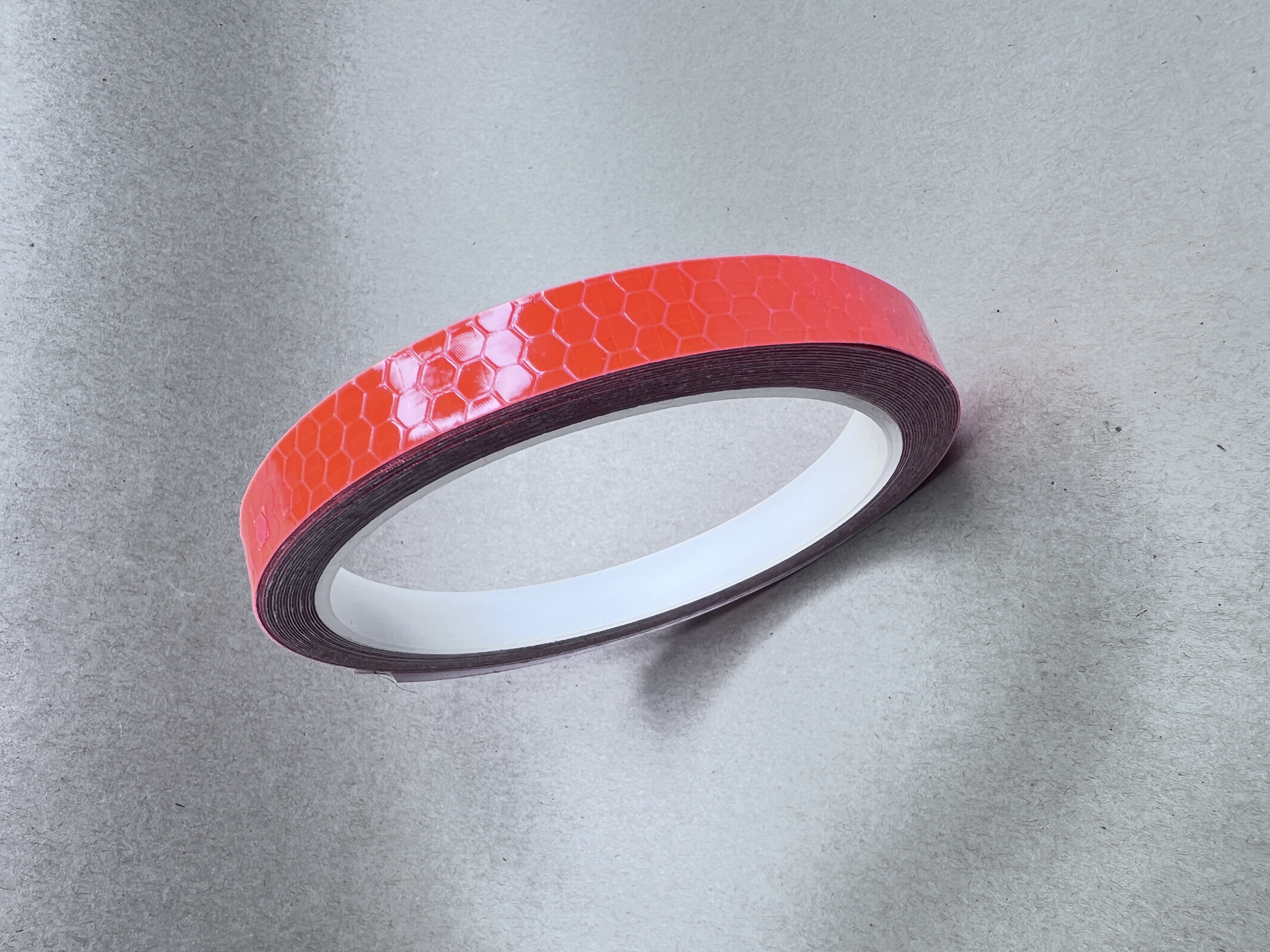 Reflektorband reflective Tape orange vinyl 5m Deco-Tape 10mm 