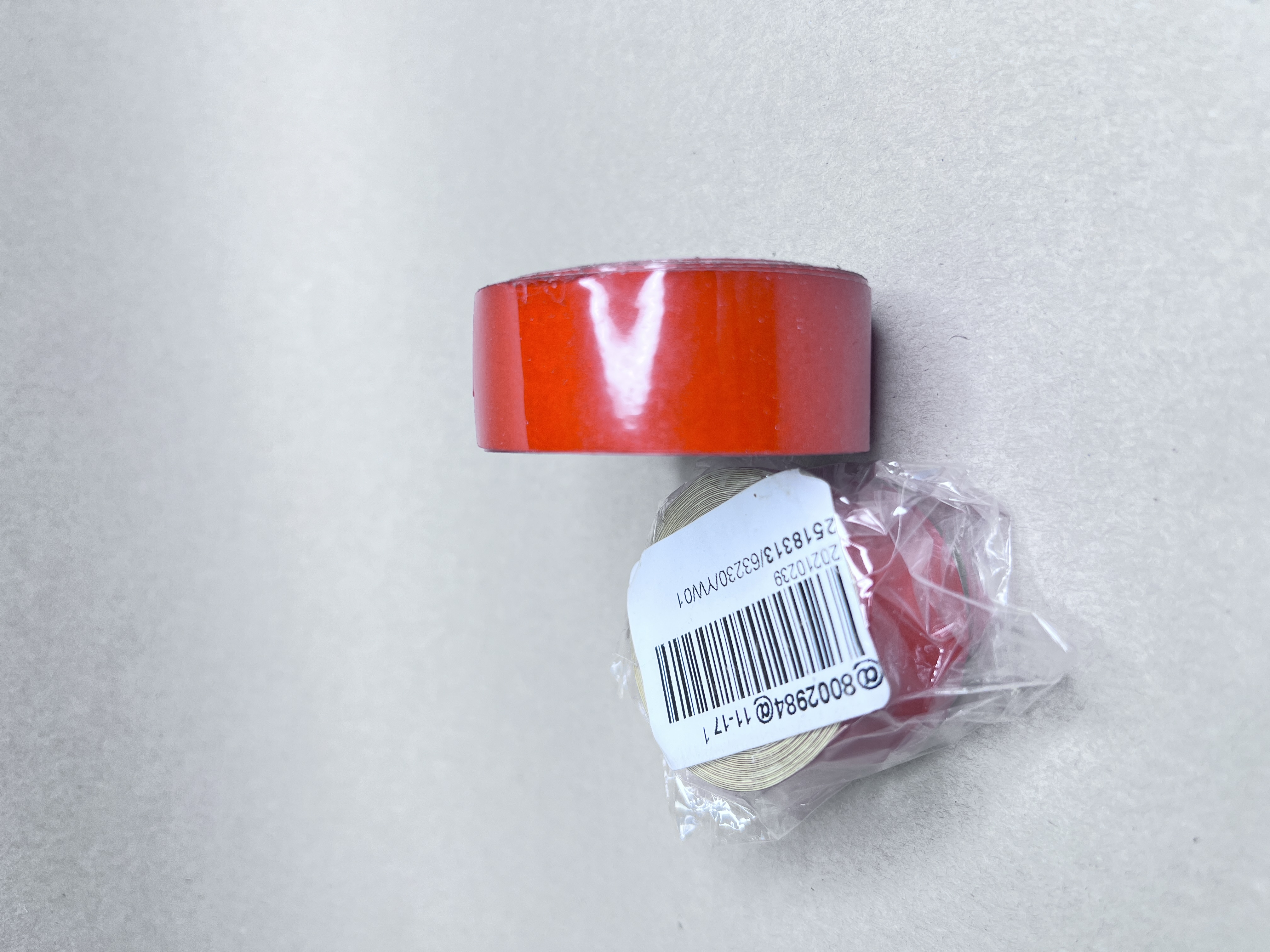 Reflektorband reflective Tape orange rot Meter  20mm 20 Meter + 15 Meter