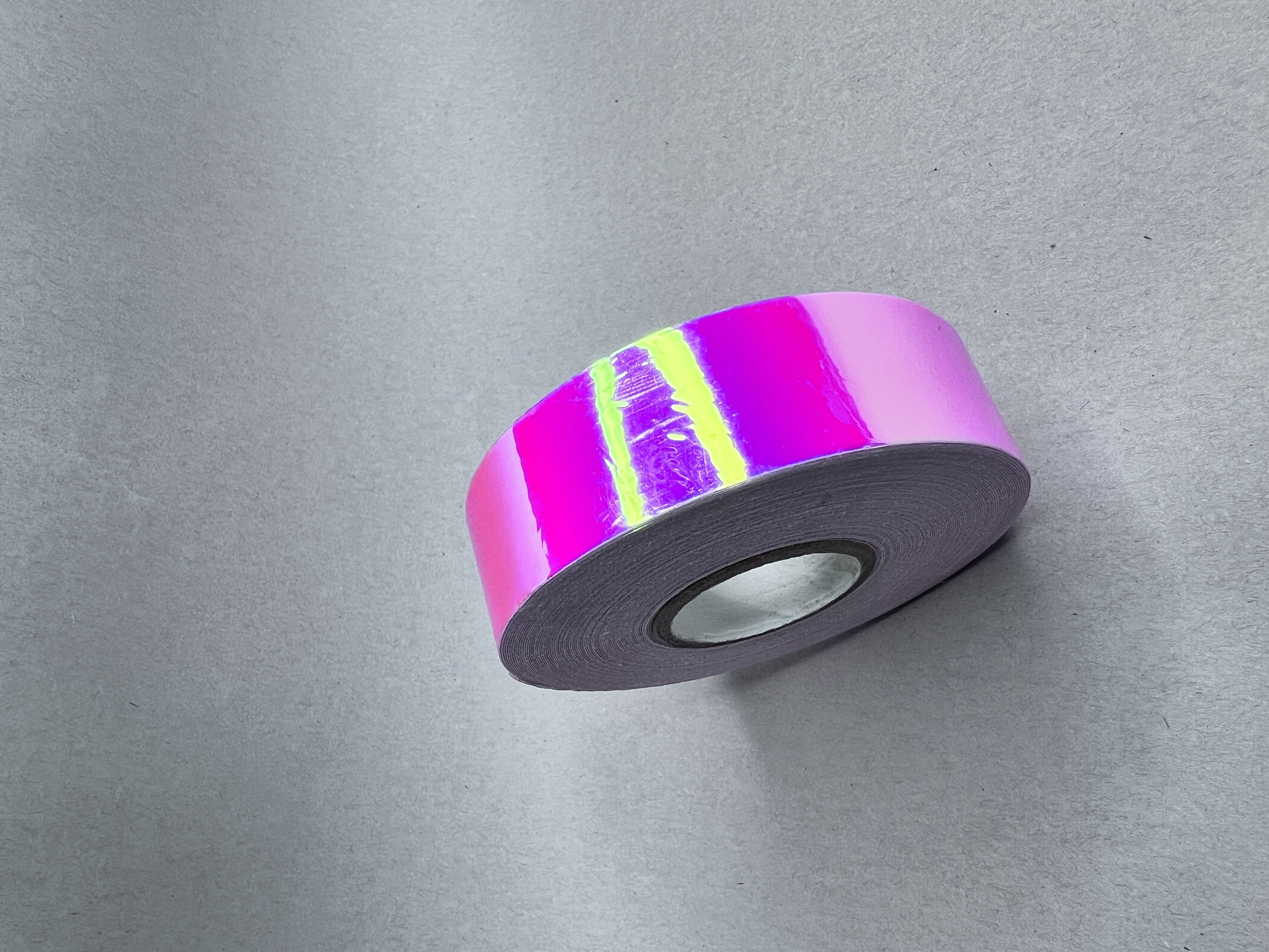 Fluro Pink Deco-Tape color changing 12m 19mm morphing 