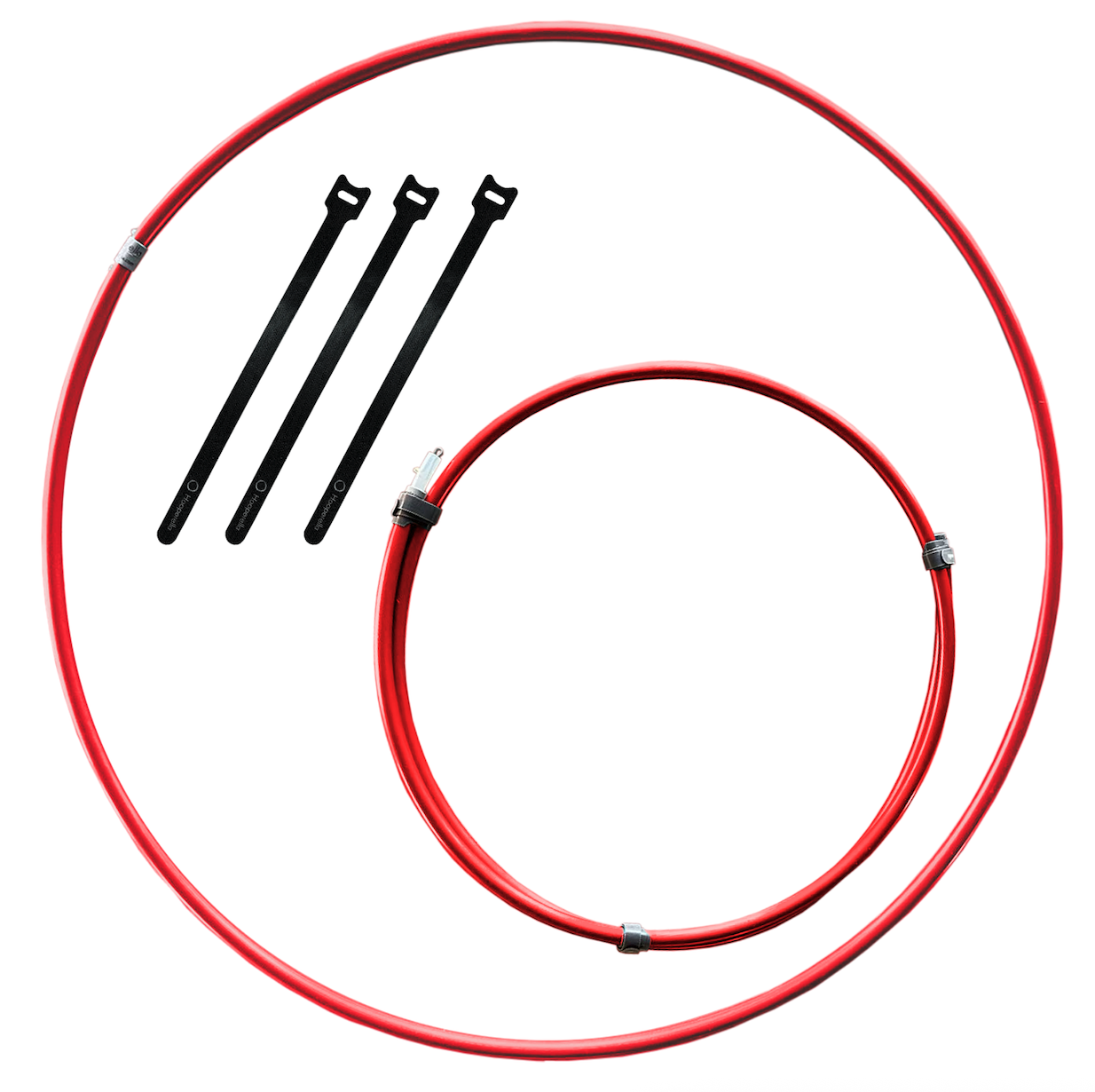 HDPE Ecorella® PRO Feuerrot - aus Recycling Tubing 